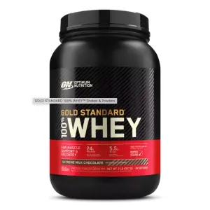 Optimum Nutrition 100% Whey Gold Standard Extreme Milk Chocolate Whey Protein 2 Lb