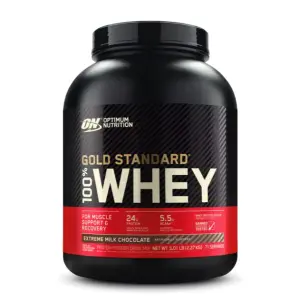 Optimum Nutrition 100% Whey Gold Standard Extreme Milk Chocolate Whey Protein 5 Lb