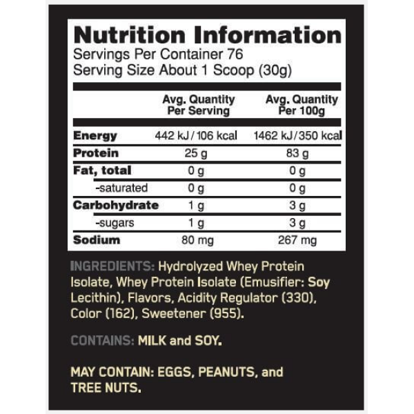 Optimum Nutrition Gold Standard Isolate Rich Vanilla Protein 5 Lb - Image 4