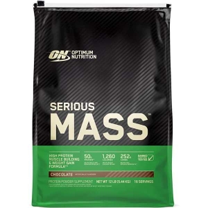 Optimum Nutrition Serious Mass Chocolate Weight Gainer 12 Lb
