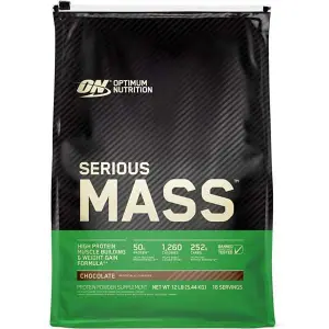 Optimum Nutrition Serious Mass Chocolate Weight Gainer 12 Lb