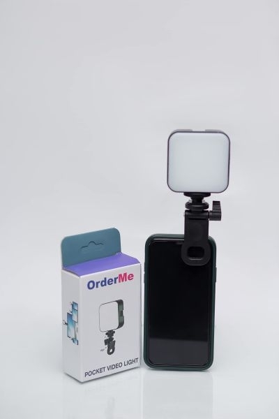 Order Me LED Video Light Camera Light Laptop Light for Zoom Meeting Photography Lighting 100 LED Beads with Clip Dimmable and Rechargeable for Camera Selfie Stick Tripod Laptop Cellphone - Image 5