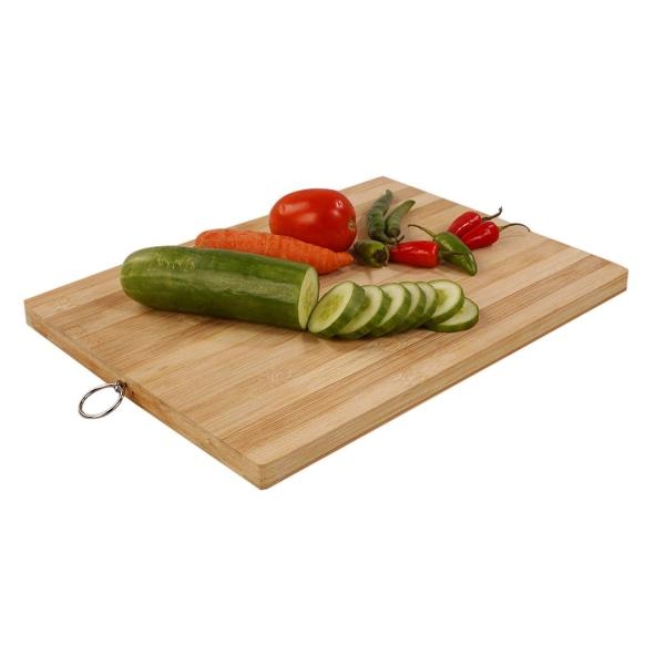 Organic Bamboo Chopping Cutting Wooden Board Extra Large 38x26 cm - Image 3