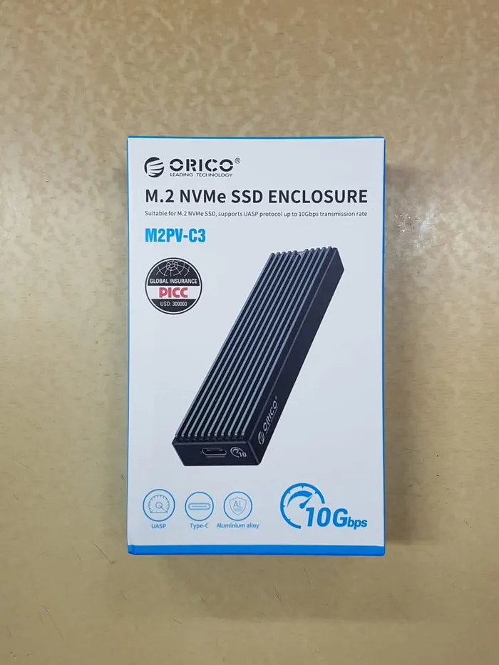 Orico Type C Solid State Drive Mobile Case NVMe Ssd Cabinet (M2PV-C3 10 Gbps M.2) - Image 3