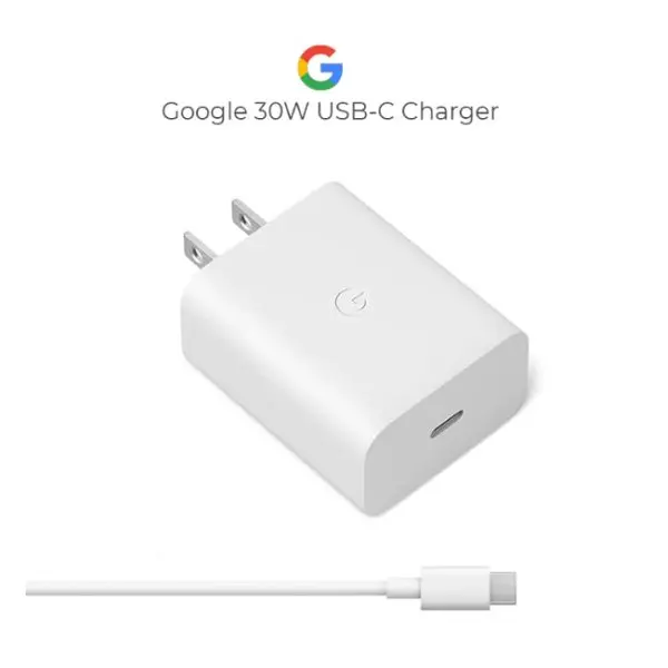 Original Google 30W USB-C Fast Charger with Type-C Cable | Genuine Google Pixel Adapter | Power Delivery 3.0 | Fast Charging for Pixel Phones & USB-C Devices - Image 2