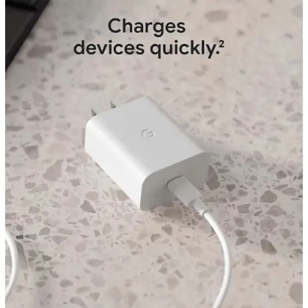 Original Google 30W USB-C Fast Charger with Type-C Cable | Genuine Google Pixel Adapter | Power Delivery 3.0 | Fast Charging for Pixel Phones & USB-C Devices - Image 3