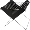 Outdoor Portable Folding Bbq Grill Barbeque Garden Camping Cooking Stainless Charcoal Carbon Oven