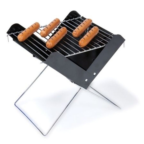 Outdoor Portable Folding Bbq Grill Barbeque Garden Camping Cooking Stainless Charcoal Carbon Oven - Image 3