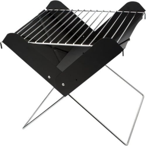 Outdoor Portable Folding Bbq Grill Barbeque Garden Camping Cooking Stainless Charcoal Carbon Oven