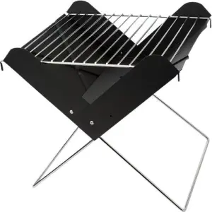 Outdoor Portable Folding Bbq Grill Barbeque Garden Camping Cooking Stainless Charcoal Carbon Oven