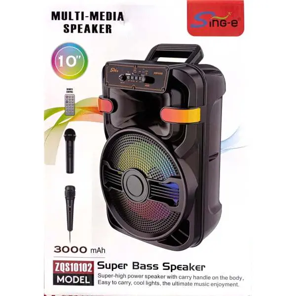Outdoor Portable Speaker system Powered BT DJ Party Speaker 10 Inch - Image 3