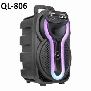 Outdoor Portable Speaker system Powered BT DJ Party Speaker - 8 Inch