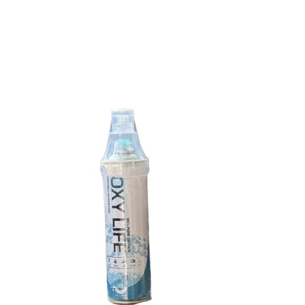 OxyLife Portable Oxygen Can - 12 Liters with Built-in Mask Portable Oxygen Canister/Cylinder Disposable & Portable Lightweight Oxygen Canister Oxygen Cylinder For Easy Breathing - Image 2