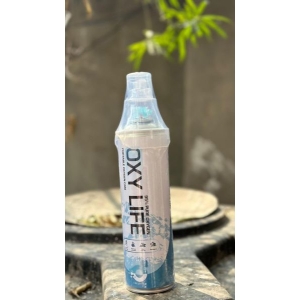 OxyLife Portable Oxygen Can - 12 Liters with Built-in Mask Portable Oxygen Canister/Cylinder Disposable & Portable Lightweight Oxygen Canister Oxygen Cylinder For Easy Breathing