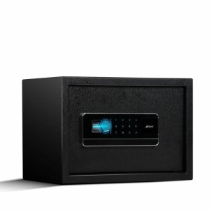 OZONE Bio Vault Life 16 - Black | Wi-Fi Safe Locker for Home & Office – Fingerprint Lock, 3-in-1 Unlocking (OzoLife App, Fingerprint & Password), Size: 250H x 350W x 250D mm, Weight: 9.5 kg, 2-Year Warranty