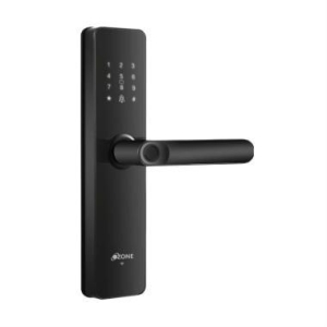 Ozone OZ-FDL-01 Life Lite Smart Door Lock for Home With Mobile App, Fingerprint, Password, RFID Card & Key, Black (2 Years Warranty)