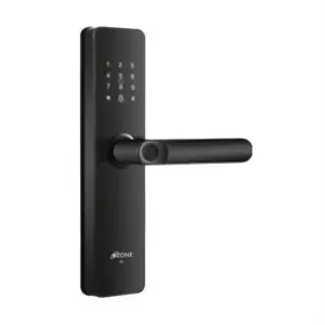 Ozone OZ-FDL-01 Life Lite Smart Door Lock for Home With Mobile App, Fingerprint, Password, RFID Card & Key, Black (2 Years Warranty)