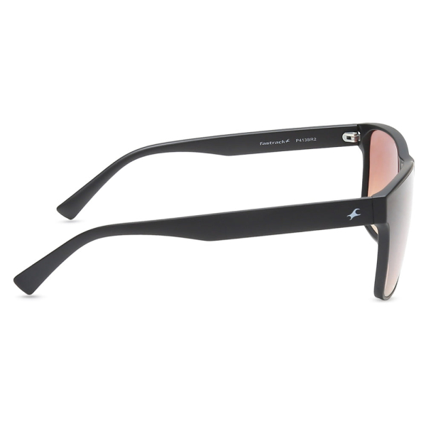 Black Wayfarer Men Sunglasses (P413BR2) - Image 4