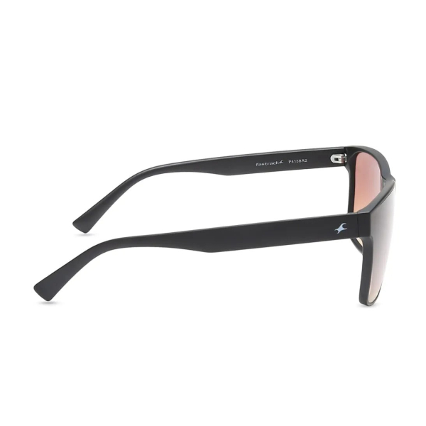 Black Wayfarer Men Sunglasses (P413BR2) - Image 7