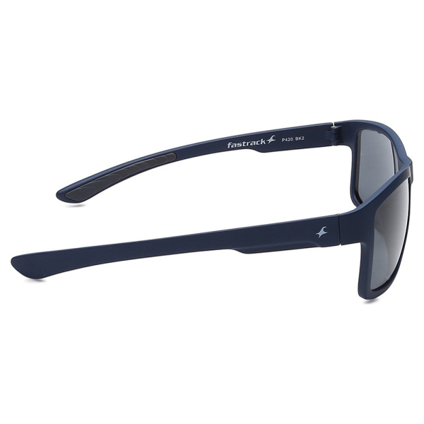 Blue Square Men Sunglasses (P420BK2|58) - Image 4