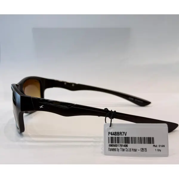 Brown Square Rimmed Sunglasses From Fastrack (P448BR7) - Image 2