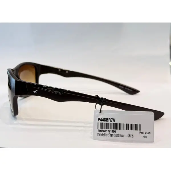 Brown Square Rimmed Sunglasses From Fastrack (P448BR7) - Image 4