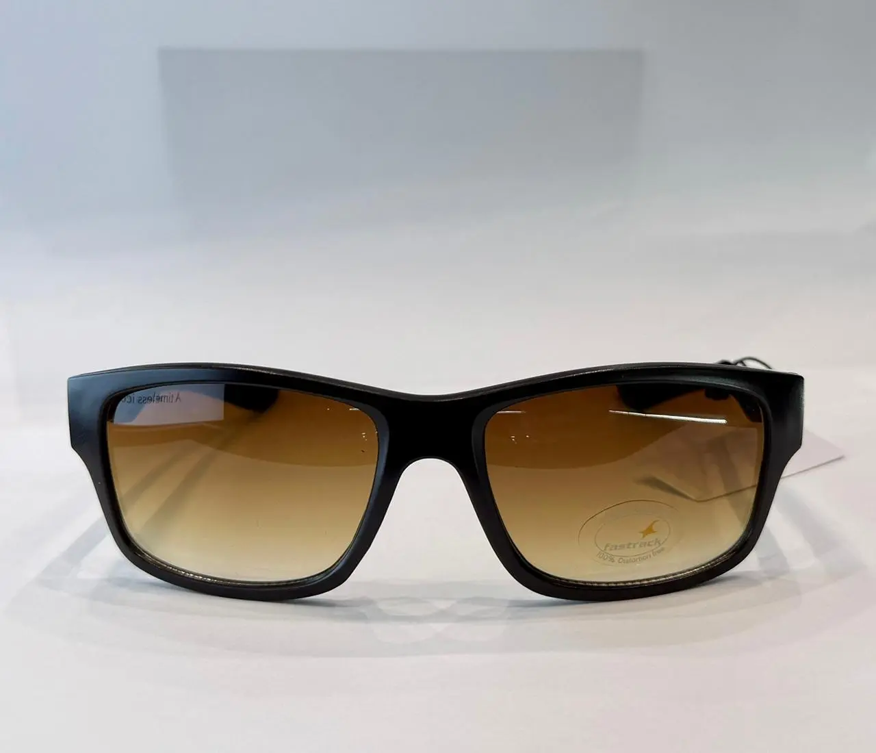 Brown Square Rimmed Sunglasses From Fastrack (P448BR7)