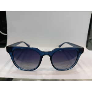 Blue Round Unisex Sunglasses  P467BK9P