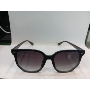 Black Round Unisex Sunglasses P471GY1V