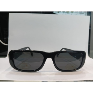 Black Rectangle Unisex Sunglasses P478GY1PV