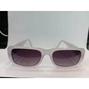 White Rectangle Unisex Sunglasses P478GY3PV