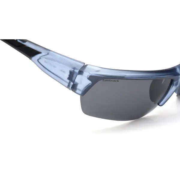 Smoke Square Half Rim Sunglasses From Fastrack - Image 5