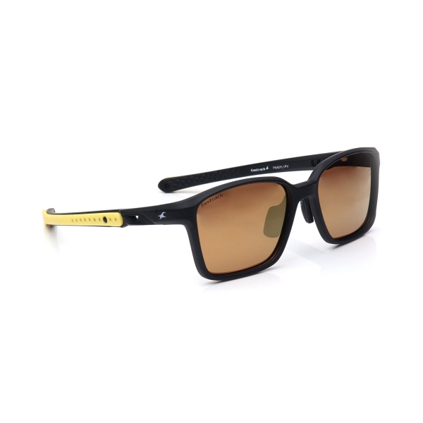 Yellow Square Rimmed Sunglasses From Fastrack - Image 2