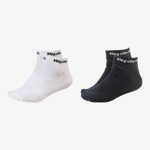 Pack of 2 Pairs of Nepa Heart Plain Summer Half Socks - Fashion | Socks For Men | Men's Footwear | Socks |
