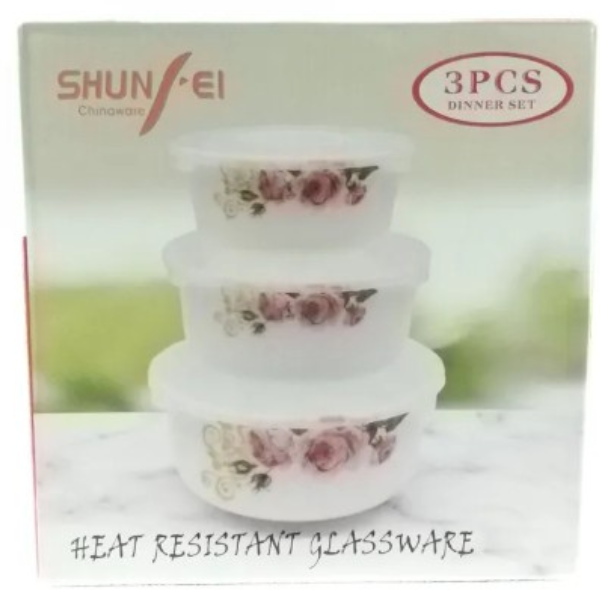 (Pack Of 3) Shunfei Premium Heat Resistant Glassware - Image 4