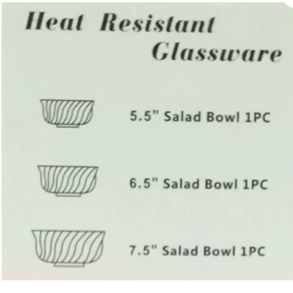 (Pack Of 3) Shunfei Premium Heat Resistant Glassware - Image 5
