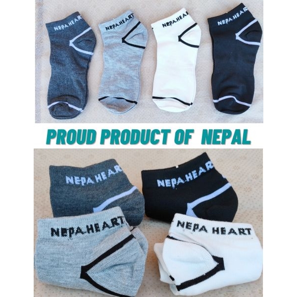 Pack of 4 Pairs of Ankle Socks for Men- PROUDLY MADE-IN-NEPAL - Fashion | Socks For Men | Men's Footwear | - Image 2