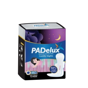 PADelux Cozzy Nights XXXL-350mm 12 Pads No leaks