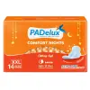 PADelux Sanitary Pads Comfort Nights XXL (Pack of 1) 14 Pads Soft and Cottony