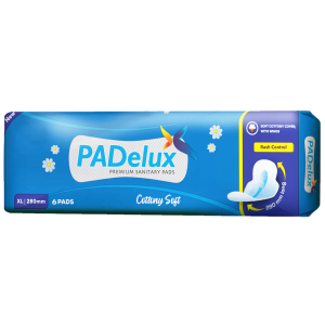 PADelux Sanitary Pads Cottony Soft XL 280 mm - 6 Pads