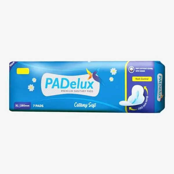 PADelux Sanitary Pads Cottony Soft XL 280 mm - 6 Pads - Image 5