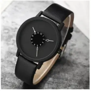 PAIDU Round Shape White Dial With White Belt Turntable,Fashionable Watch For Women