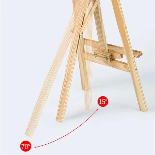 Painting Stand/ Wooden Easel 90 cm For Painting Activities and Canvas Board Holding - Image 3