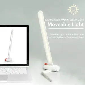 PaiPai LED Table Lamp Rechargeable Cordless Table Lamp Portable Night Light Reading Outdoor Lamp Night Run Camping