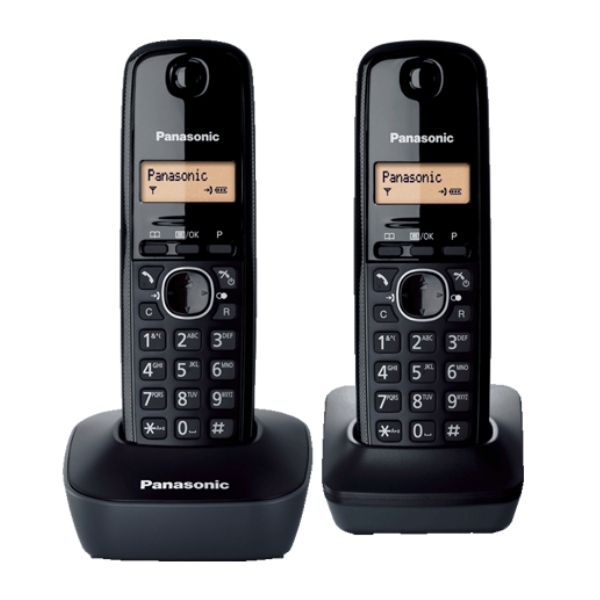 Panasonic KX-TG1612 Digital Cordless Telephone Double Handset - Image 2