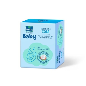 Parachute Advansed Baby Soap for Newborn Babies | Doctor Certified | Virgin Coconut Oil & Coconut Milk | Prevents Dryness | 75gm Pack Of 2