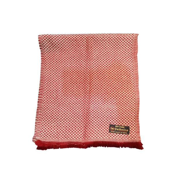 Pashmina Scarf for Unisex - Handcrafted in Nepal, 32x150 cm - Image 3