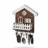 Patio Key Holder Wooden Made Cute Home Design Key holder Simple and Clean Wall Decor with Key Hanger In Brown