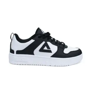 Peak White-Black Trendy Skateboard Shoes for Men (E39037B)