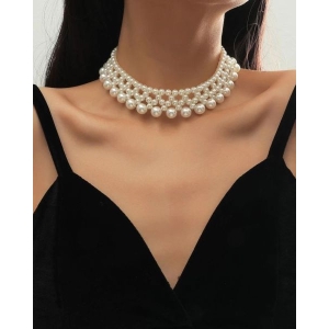 Pearl Beaded Choker